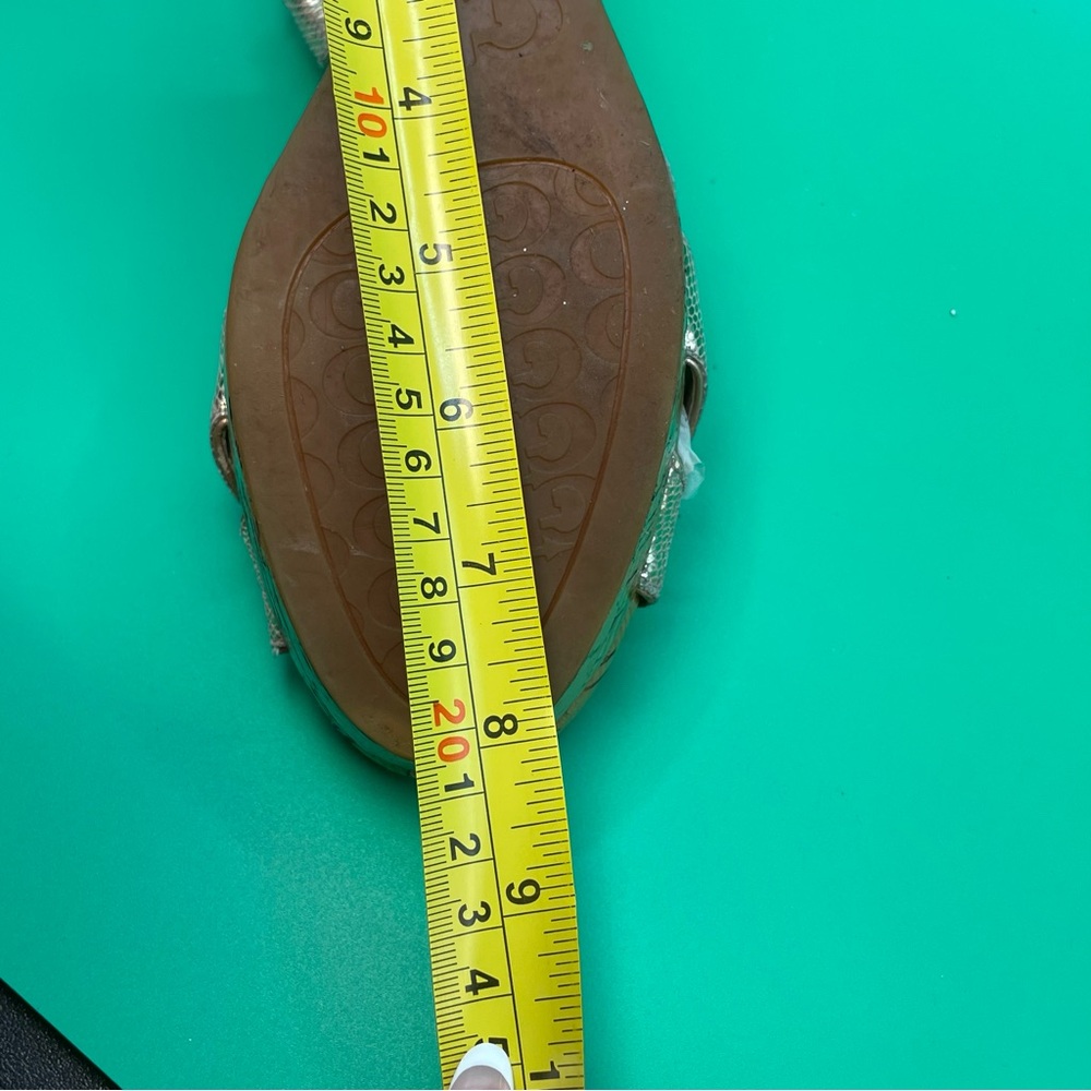 Silver Wedge Sandals - Picture 10 of 10